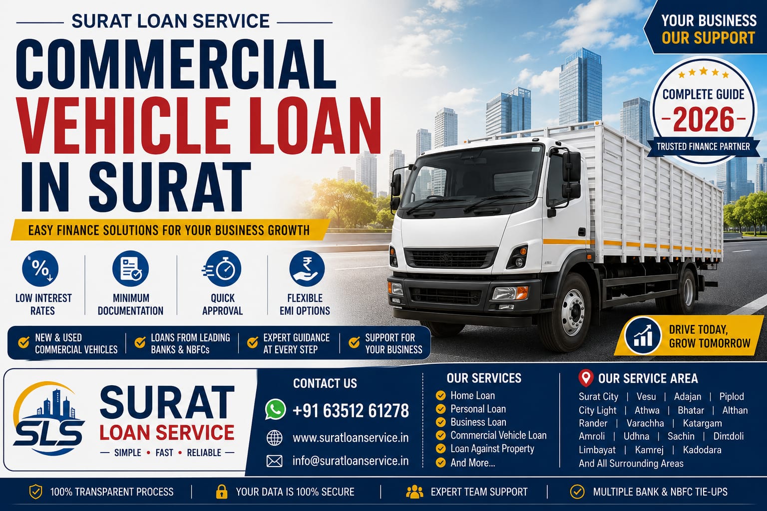 Commercial Vehicle Loan in Surat Complete Guide 2026