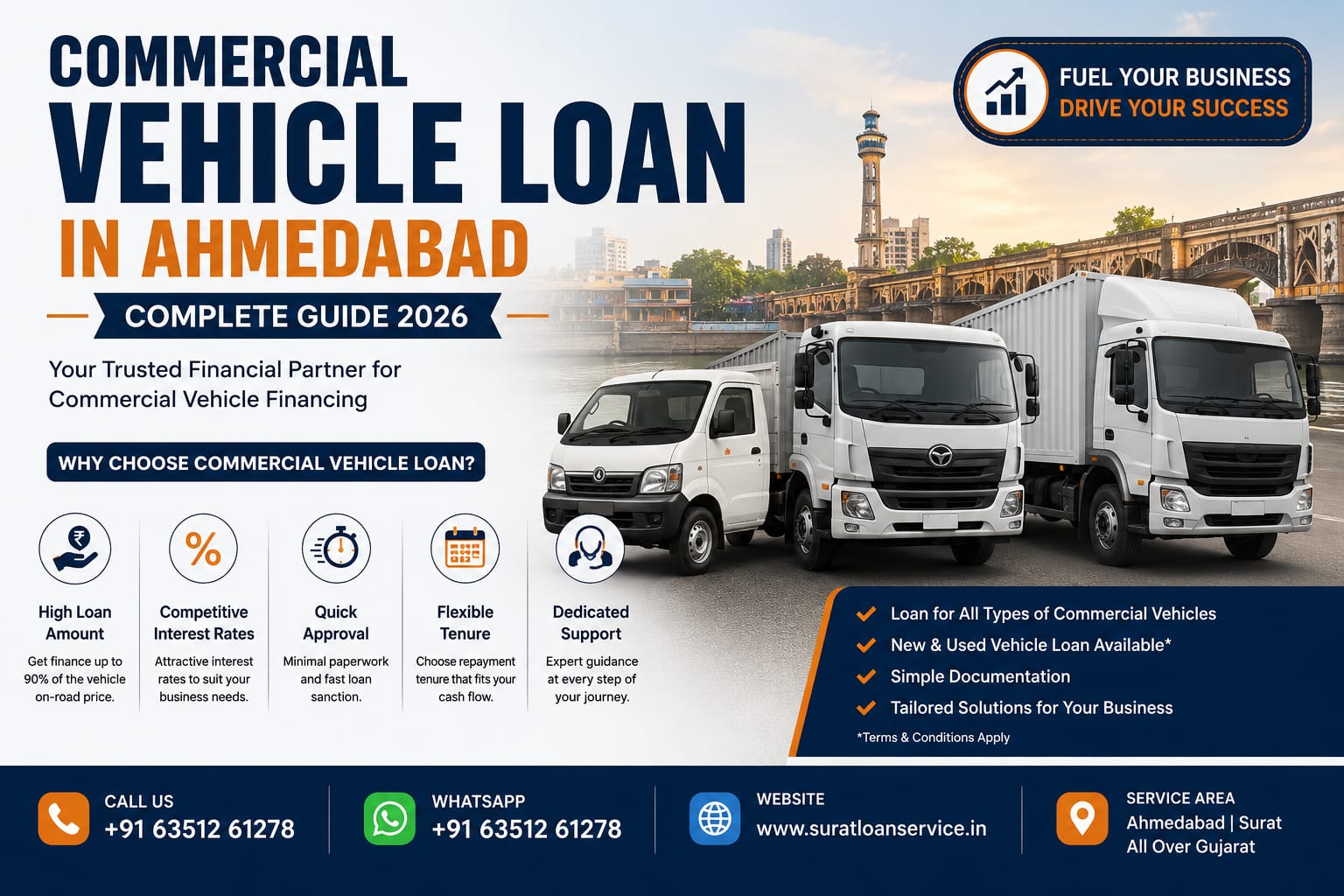 Commercial Vehicle Loan in Ahmedabad Complete Guide 2026