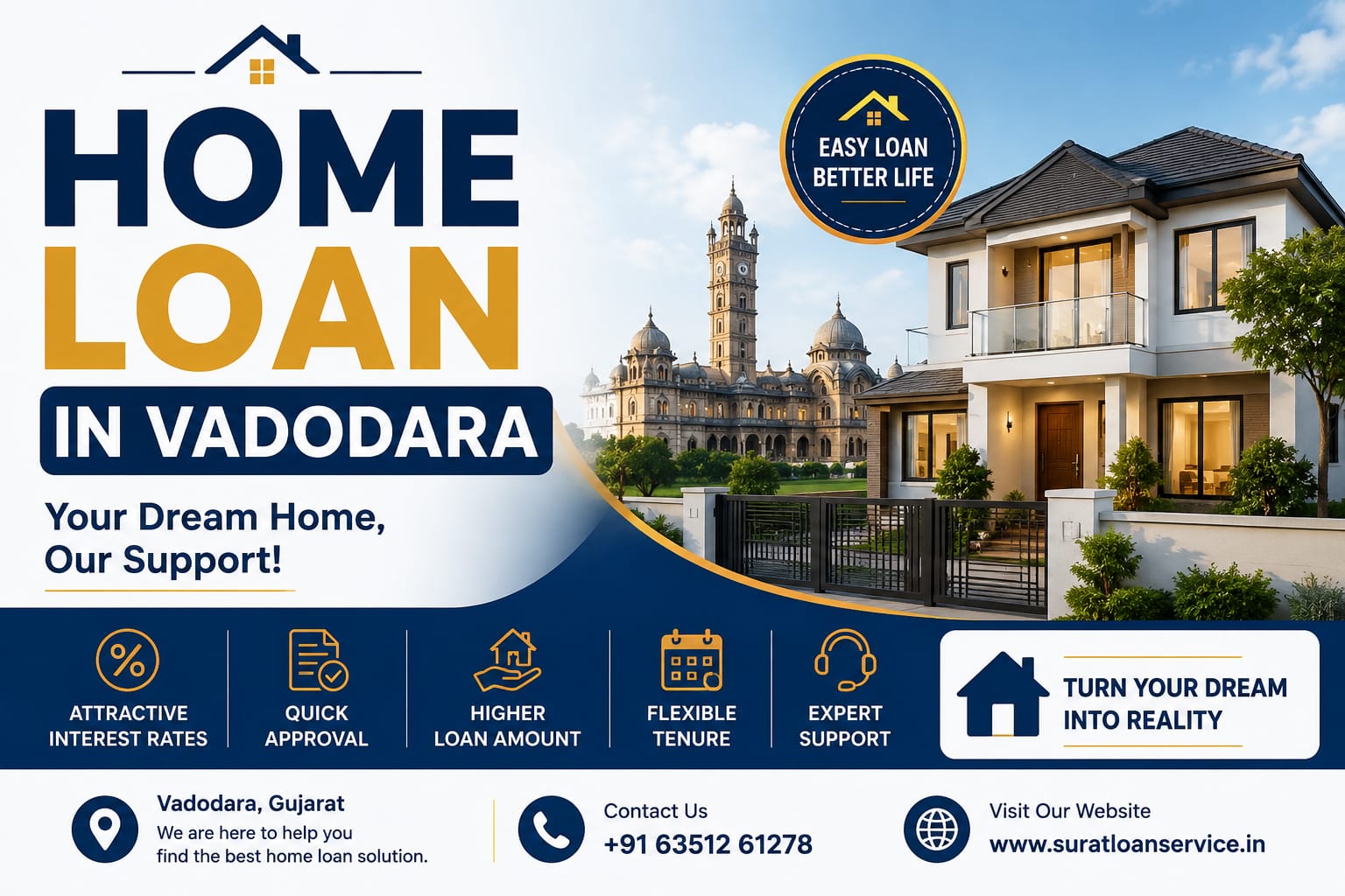 Home Loan in Vadodara Complete Guide 2026