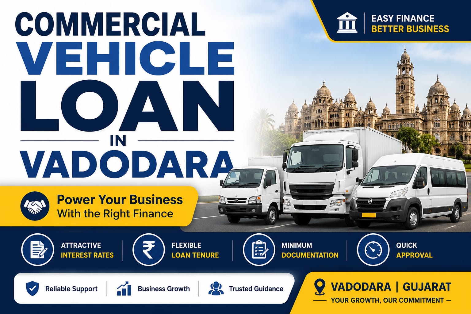 Commercial Vehicle Loan in Vadodara Complete Guide 2026